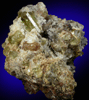 Fluorapatite with Quartz and Hematite from Cerro de Mercado, Durango, Mexico