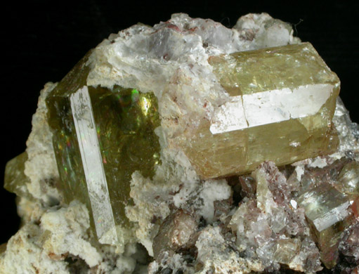 Fluorapatite with Quartz and Hematite from Cerro de Mercado, Durango, Mexico