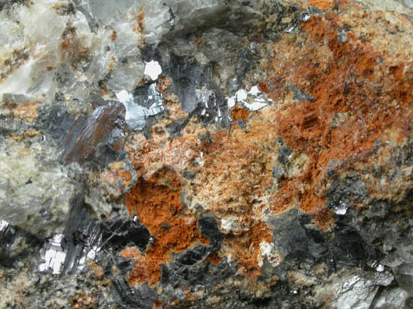 Galena from Crestmore Quarry, Riverside County, California