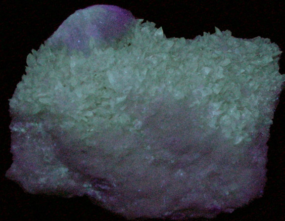 Ulexite on Colemanite from Boron, Kramer District, Kern County, California