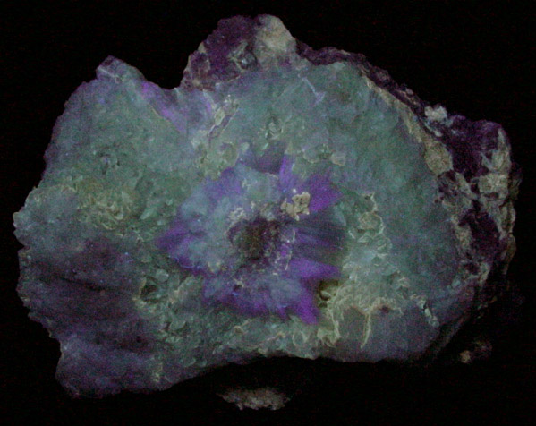 Ulexite on Colemanite from Boron, Kramer District, Kern County, California