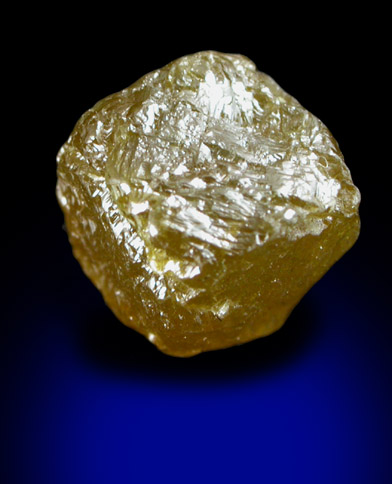 Diamond (2.89 carat dark gray-brown cubic crystal) from Mbuji-Mayi (Miba), 300 km east of Tshikapa, Democratic Republic of the Congo