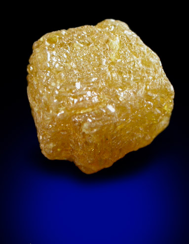 Diamond (4.88 carat brown intersecting cubic crystals) from Mbuji-Mayi (Miba), 300 km east of Tshikapa, Democratic Republic of the Congo