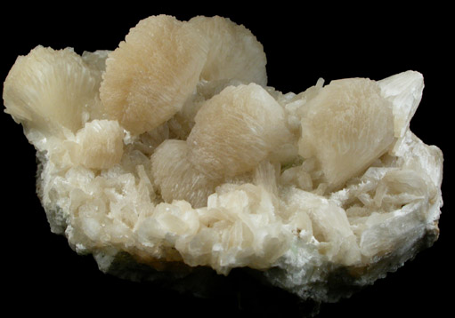 Stilbite-Ca from Prospect Park Quarry, Prospect Park, Passaic County, New Jersey