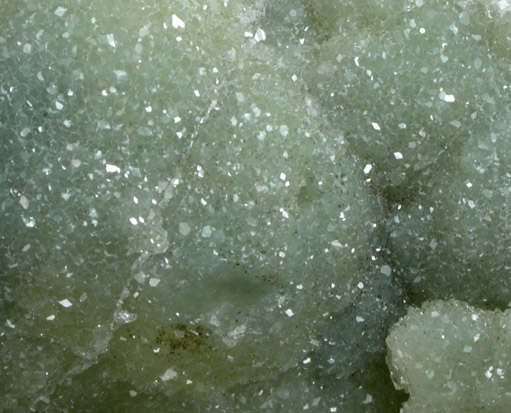 Apophyllite on Prehnite from Millington Quarry, Bernards Township, Somerset County, New Jersey