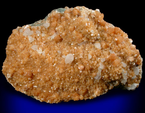 Stilbite-Ca with Calcite from Moore's Station Quarry, 44 km northeast of Philadelphia, Mercer County, New Jersey