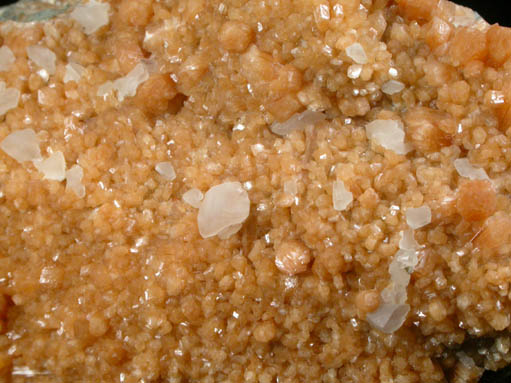 Stilbite-Ca with Calcite from Moore's Station Quarry, 44 km northeast of Philadelphia, Mercer County, New Jersey