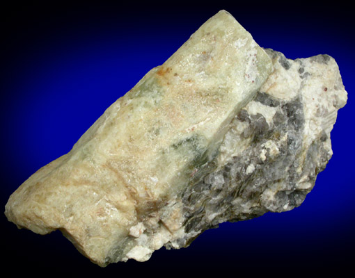 Beryl in Muscovite-Albite from Beauregard Quarry, Alstead, Cheshire County, New Hampshire