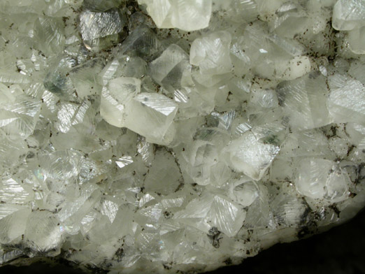 Calcite on Datolite from Millington Quarry, Bernards Township, Somerset County, New Jersey