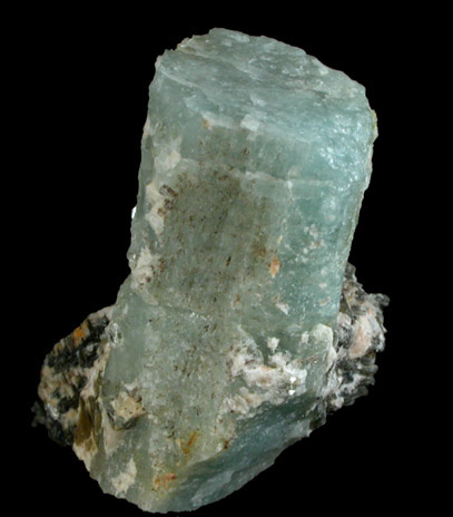 Beryl on Muscovite from Ham and Weeks Quarry, Wakefield, Carroll County, New Hampshire