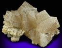 Calcite and Stilbite-Ca from Laurel Hill (Snake Hill) Quarry, Secaucus, Hudson County, New Jersey