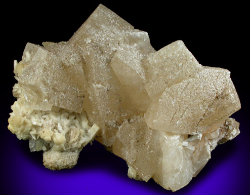 Calcite and Stilbite-Ca from Laurel Hill (Snake Hill) Quarry, Secaucus, Hudson County, New Jersey
