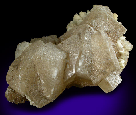 Calcite and Stilbite-Ca from Laurel Hill (Snake Hill) Quarry, Secaucus, Hudson County, New Jersey