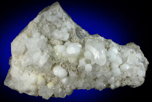 Analcime and Calcite from Lower New Street Quarry, Paterson, Passaic County, New Jersey