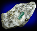 Beryl var. Emerald with Pyrite from Muzo Mine, Vasquez-Yacopí District, Boyacá Department, Colombia