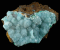 Chrysocolla with Quartz from Ray Mine, Mineral Creek District, Pinal County, Arizona