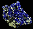 Azurite from Morenci Mine, Oxide Pit, Clifton District, Greenlee County, Arizona