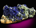 Azurite from Morenci Mine, Oxide Pit, Clifton District, Greenlee County, Arizona