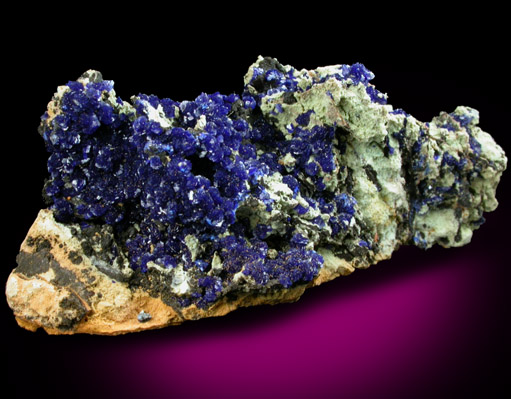 Azurite from Morenci Mine, Oxide Pit, Clifton District, Greenlee County, Arizona