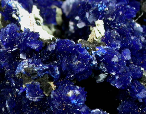 Azurite from Morenci Mine, Oxide Pit, Clifton District, Greenlee County, Arizona