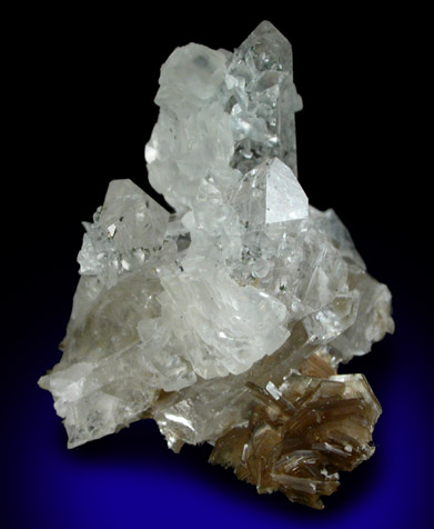 Bertrandite on Quartz with Muscovite from Panasqueira Mine, Barroca Grande, 21 km. west of Fundao, Castelo Branco, Portugal