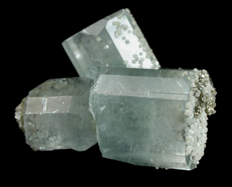 Fluorapatite with Pyrite from Panasqueira Mine, Barroca Grande, 21 km. west of Fundao, Castelo Branco, Portugal