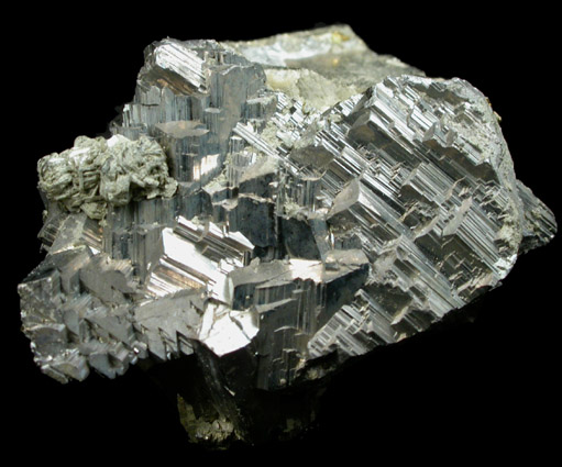 Arsenopyrite, Pyrite, Quartz from Panasqueira Mine, Barroca Grande, 21 km. west of Fundao, Castelo Branco, Portugal