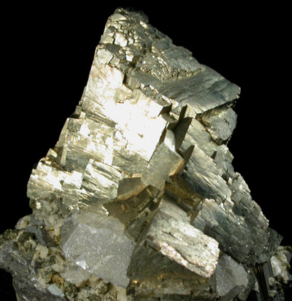 Arsenopyrite, Pyrite, Quartz from Panasqueira Mine, Barroca Grande, 21 km. west of Fundao, Castelo Branco, Portugal