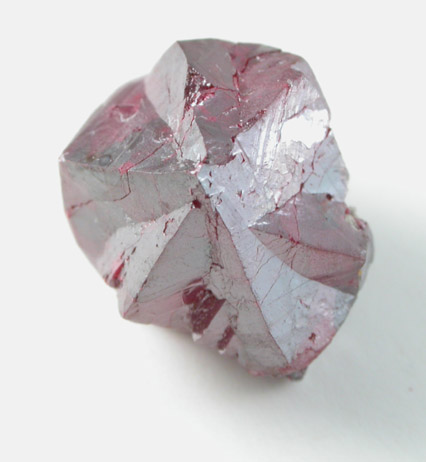 Cinnabar (penetration twin) from Red Bird Mine, Antelope Springs District, 24 km east of Lovelock, Pershing County, Nevada