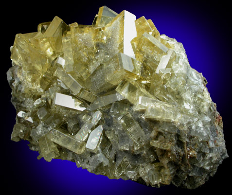 Barite with Calcite from Meikle Mine, Elko County, Nevada