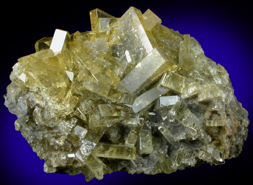 Barite with Calcite from Meikle Mine, Elko County, Nevada