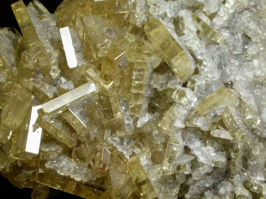 Barite with Calcite from Meikle Mine, Elko County, Nevada