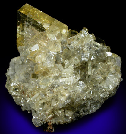 Barite with Calcite from Meikle Mine, Elko County, Nevada