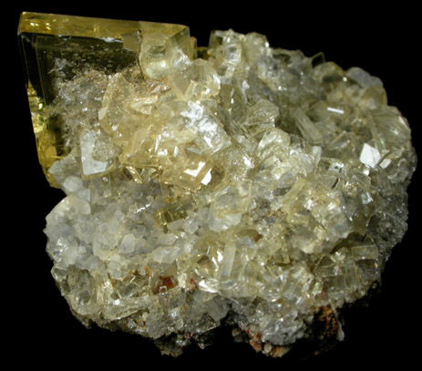 Barite with Calcite from Meikle Mine, Elko County, Nevada