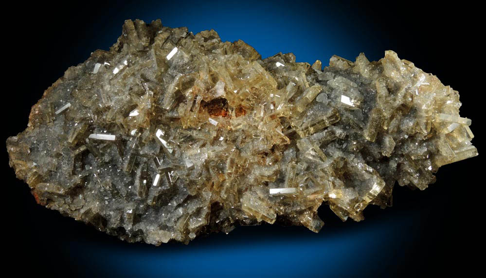 Barite with Calcite from Meikle Mine, Elko County, Nevada