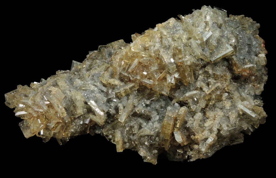 Barite with Calcite from Meikle Mine, Elko County, Nevada