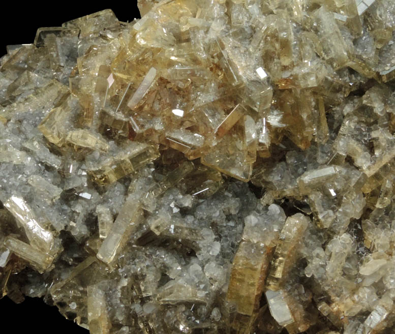 Barite with Calcite from Meikle Mine, Elko County, Nevada