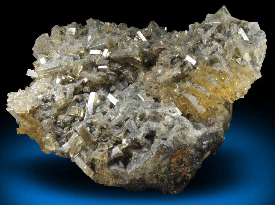 Barite with Calcite overgrowth from Meikle Mine, Elko County, Nevada