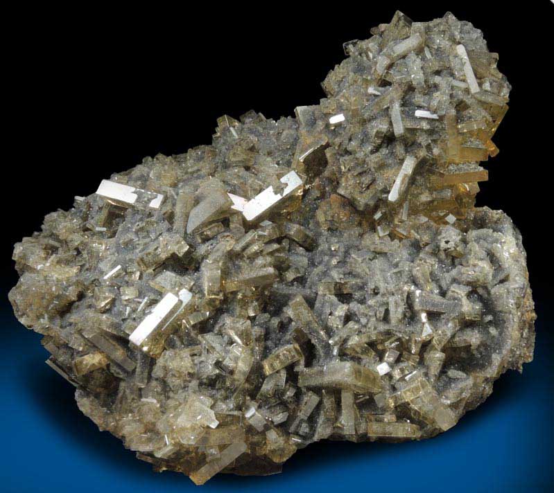 Barite with Calcite overgrowth from Meikle Mine, Elko County, Nevada