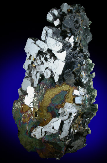 Galena with Chalcopyrite from Madan District, Rhodope Mountains, Bulgaria