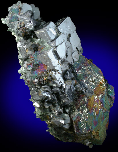 Galena with Chalcopyrite from Madan District, Rhodope Mountains, Bulgaria