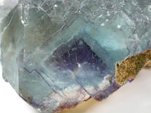 Fluorite with internal phantom from Yaogangxian Mine, Nanling Mountains, Hunan Province, China