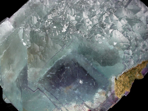 Fluorite with internal phantom from Yaogangxian Mine, Nanling Mountains, Hunan Province, China