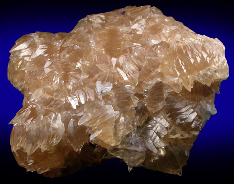 Calcite on Fluorite from Minerva #1 Mine, Cave-in-Rock District, Hardin County, Illinois