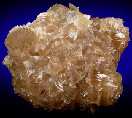 Calcite on Fluorite from Minerva #1 Mine, Cave-in-Rock District, Hardin County, Illinois