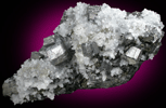 Bournonite, Sphalerite, Quartz, Pyrite from Pachapaqui District, Bolognesi Province, Ancash Department, Peru