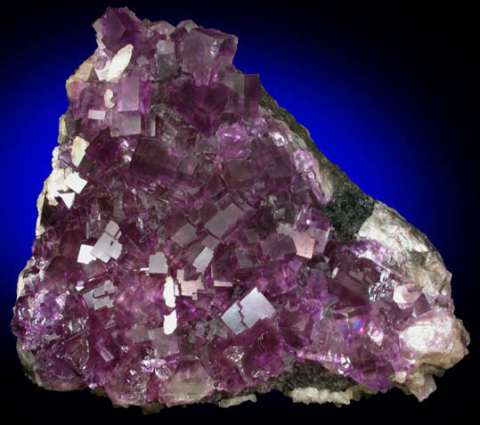 Fluorite and Calcite from Minerva #1 Mine, Cave-in-Rock District, Hardin County, Illinois