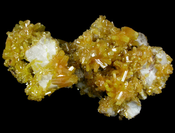 Pyromorphite from Bunker Hill Mine, 9 Level, Jersey Vein, Coeur d'Alene District, Shoshone County, Idaho