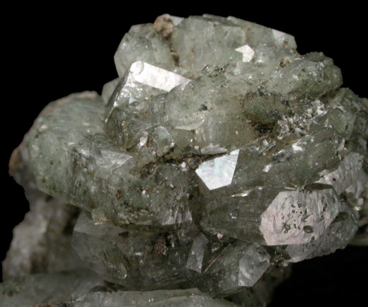 Apophyllite with Actinolite inclusions from Cornwall Iron Mines, Cornwall, Lebanon County, Pennsylvania