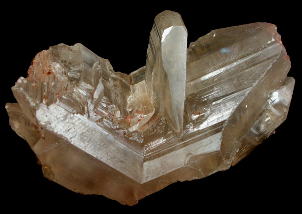 Cerussite (V-twinned) from Tsumeb Mine, Otavi-Bergland District, Oshikoto, Namibia